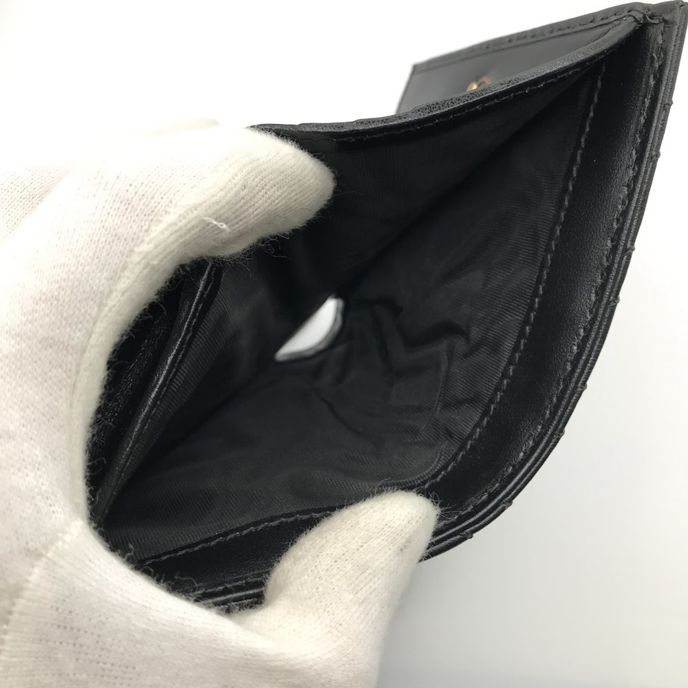GUCCI GG Marmont Double GG Wallet Bi fold Black - Picture 10 of 12